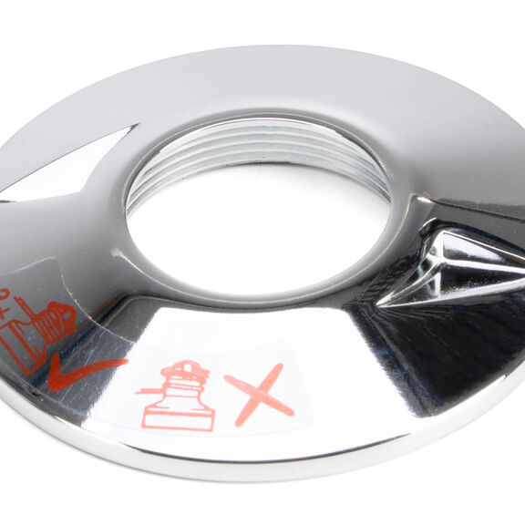 Lewmar 14/16ST Chrome Top Cap & O-Ring Kit image number 0