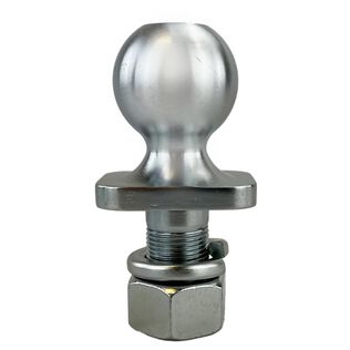 Trailer Hitch Ball, 1 7/8 x 1 x 2" Long Plastic Base HD