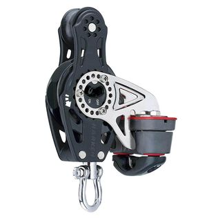57mm Carbo Air&reg; Fiddle Ratchet Block with Becket and Cam