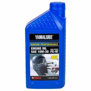 Yamalube 4M 10W-30 4 Stroke Conventional Marine Engine Oil, 1 Quart