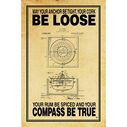 May Your Compass Be True Poster, Parchment image number 0
