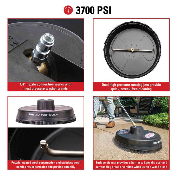 Universal 15? Pressure Washer Surface Cleaner image number 2