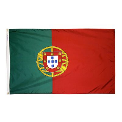12" x 18" Portugal (no sea) Courtesy Flag