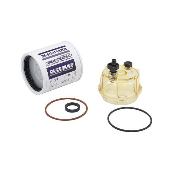 Quicksilver 8M0116793 Water Separating Fuel Filter Kit image number 0