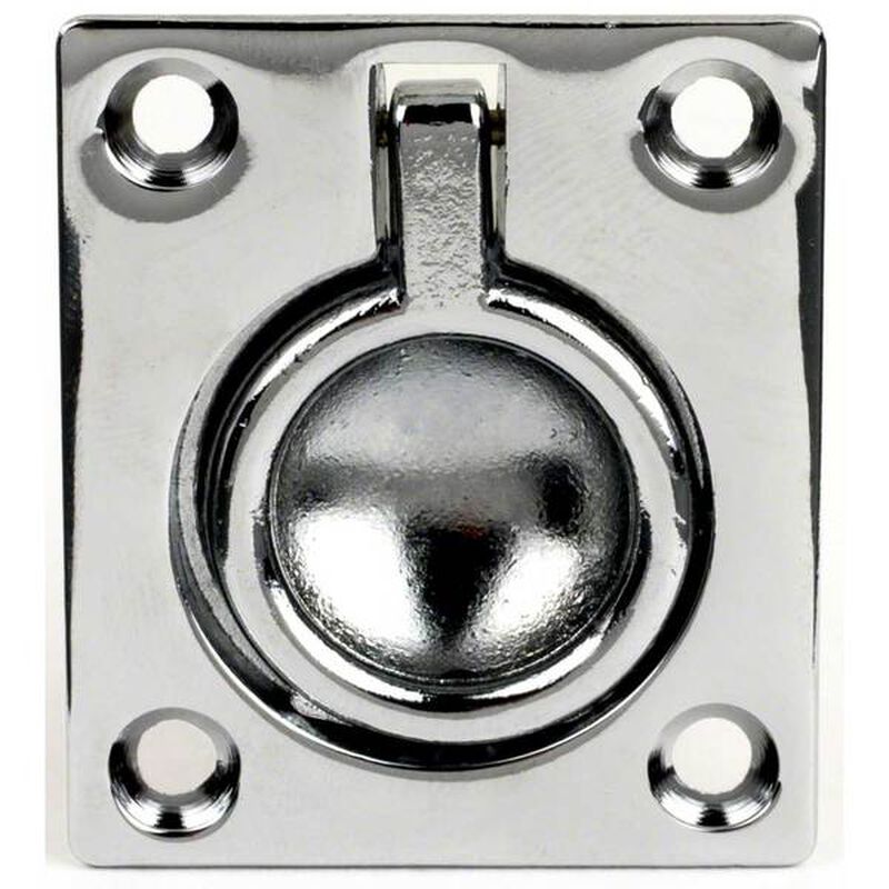 WHITECAP ChromePlated Flush Pull Latch, 1 ½” x 1 ¾” West Marine