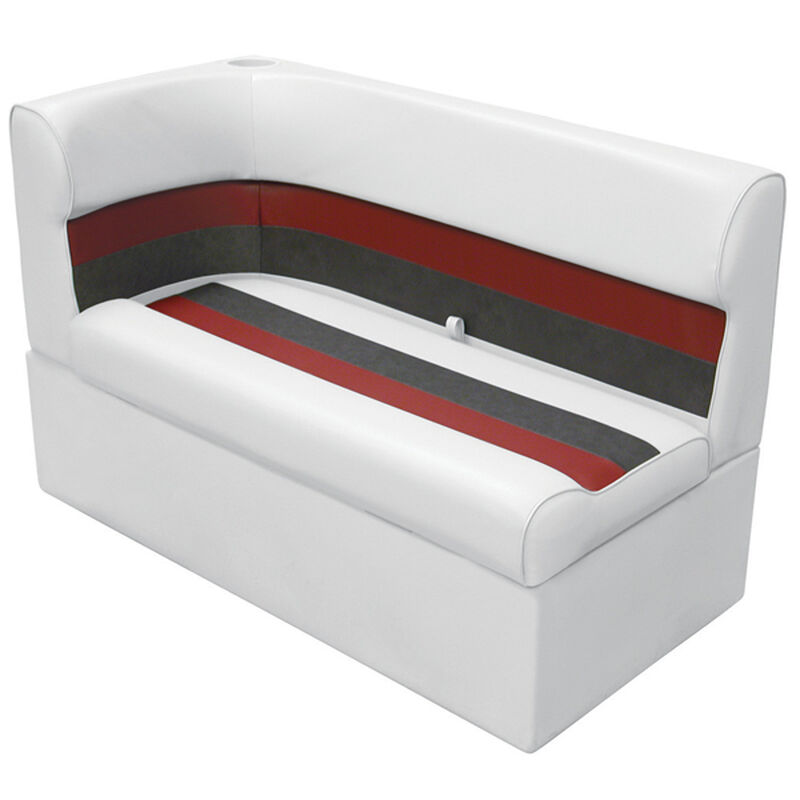 Corner Lounge Seat - White/Red/Charcoal, Right image number 0