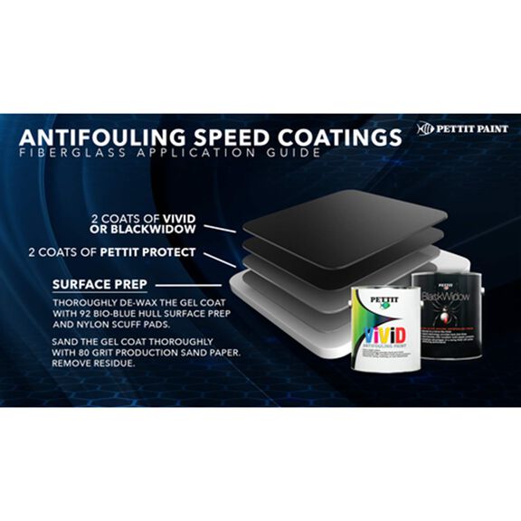ViViD Antifouling Paint, Black, Gallon image number 6