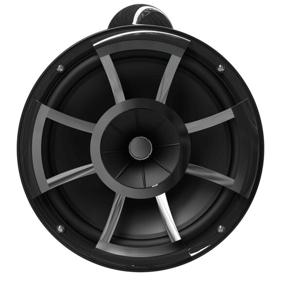 Wet Sounds REV 10 Black V2 Revolution Series 10" Marine Tower Speakers with Stainless Steel Swivel Clamps (Pair) image number 2