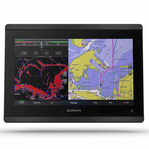 GPSMAP 8612 Multifunction Display with Full HD In-plane Switching (IPS) Display and BlueChart G3 and LakeVu G3 Charts image number 0
