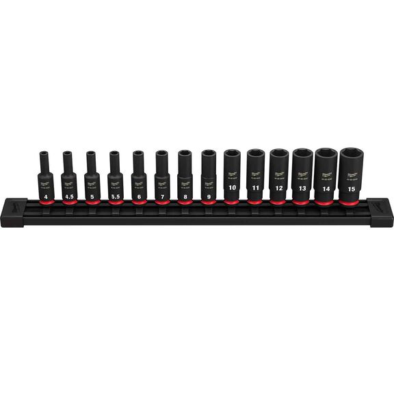 SHOCKWAVE&trade; Impact Duty&trade; Metric Deep 6 Point Socket Set, 14 Piece image number 0