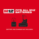 M12 FUEL&trade; 1/4"  Stubby Impact Wrench image number 8