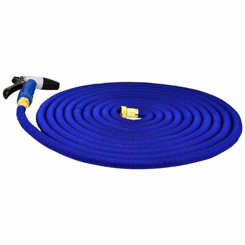 HOSECOIL 75' Expandable Hose Kit with Nozzle and Storage Bag West Marine