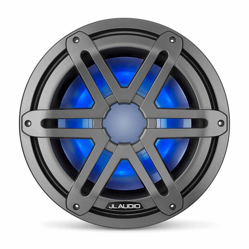 M3 10ib S Gm I 4 10 Marine Subwoofer Driver Gunmetal Sport Grilles With Rgb Led Lighting West Marine