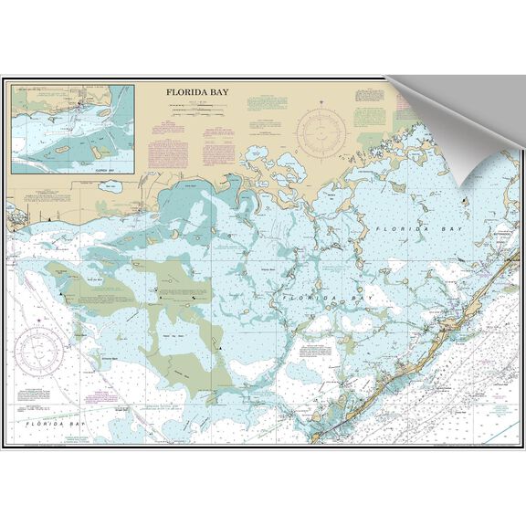 Florida Bay Decorative Nautical Chart image number 0