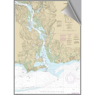 Connecticut River Decorative Nautical Chart