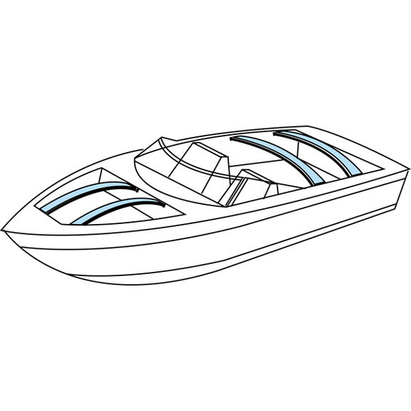 Boat Cover Support Bows image number 0