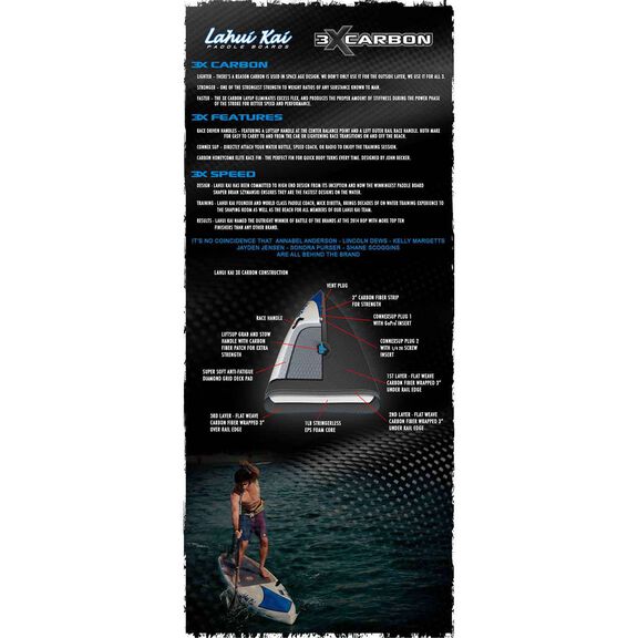 9'9" Szymanski Carbon Surf Stand-Up Paddleboard image number 5
