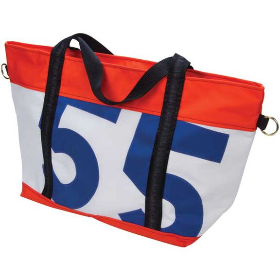 Medium Recycled Sailcloth Zip Tote Bag image number 0