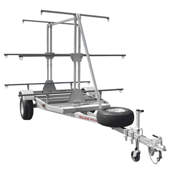 MegaSport Outfitter 3 Tier Trailer w/SpareTire (up to 12 kayak capacity) image number 0
