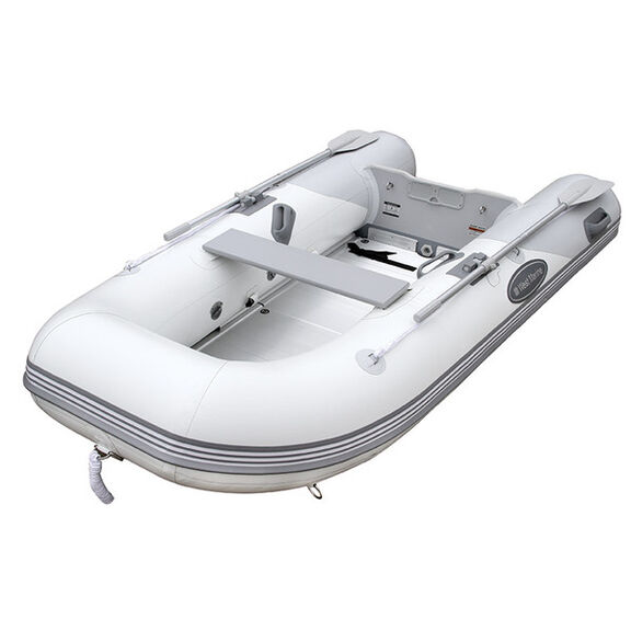 AL-330 Heavy-Duty Inflatable Sport Boat, White/Gray Hypalon image number 0