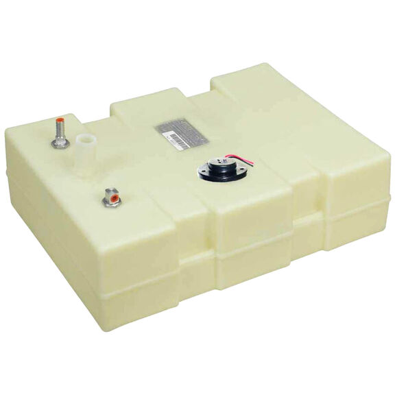 12 Gallon Permanent Below Deck Fuel Tank, 24.5"L x 18.5"W x 7.25"H image number 0