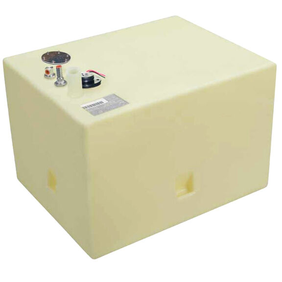 40 Gallon Permanent Below Deck Fuel Tank, 26"L x 20.5"W x 18.5"H image number 0