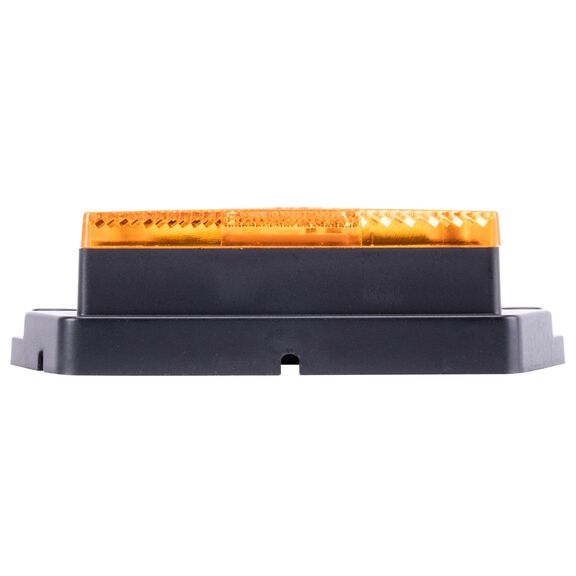 2-3/4" LED Rectangular Ear Mount Clearance/Side Marker Trailer Light, Amber image number 3