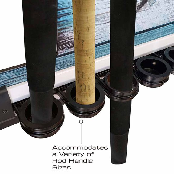 Guy Harvey Mahi Mahi 8 Rod Wall Rack image number 3