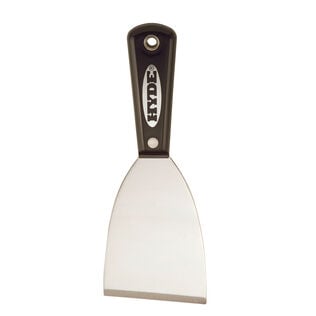 Black & Silver 3'' Stiff Scraper