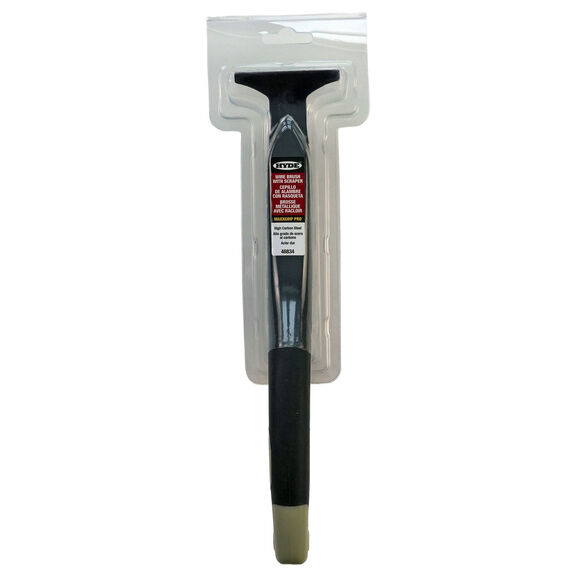 MaxxGrip Pro Wire Brush High Carbon Steel  6'' x 1'' with Scraper image number 0