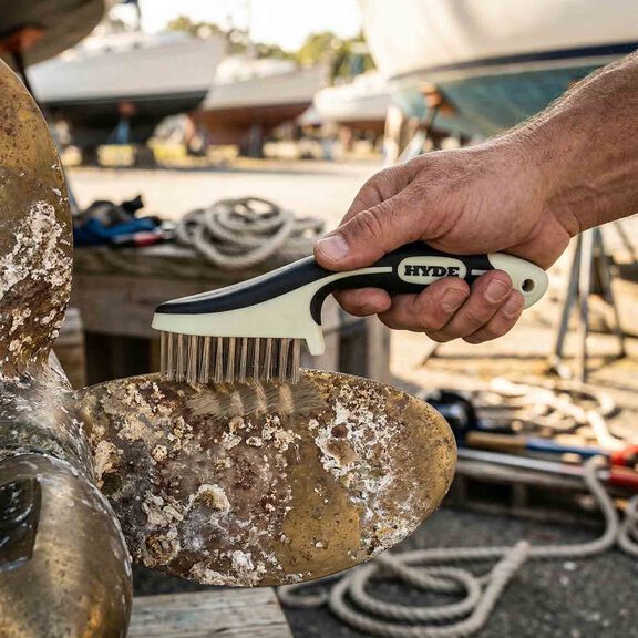 MaxxGrip Pro Wire Brush 8 3/4'' Wire Brush image number 2