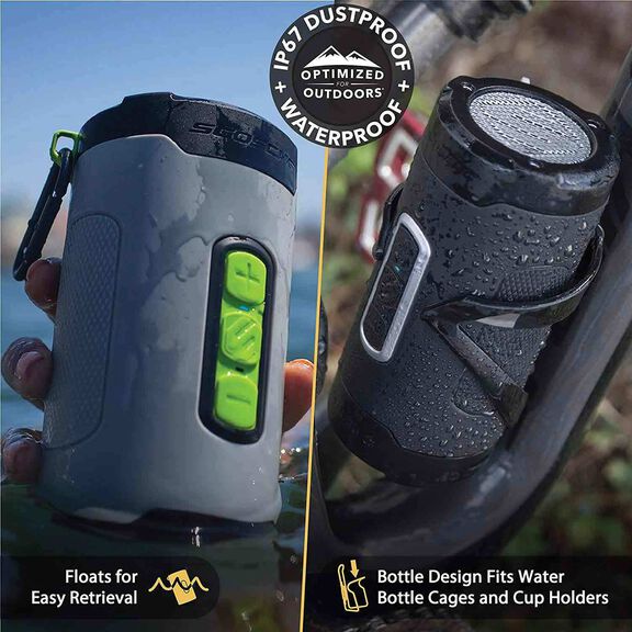 BoomBottle H2O+ Rugged Waterproof Portable Wireless Bluetooth Speaker image number 1