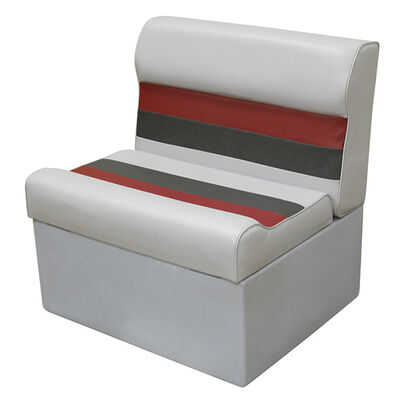 27" Bench Seat, Gray/Red/Charcoal
