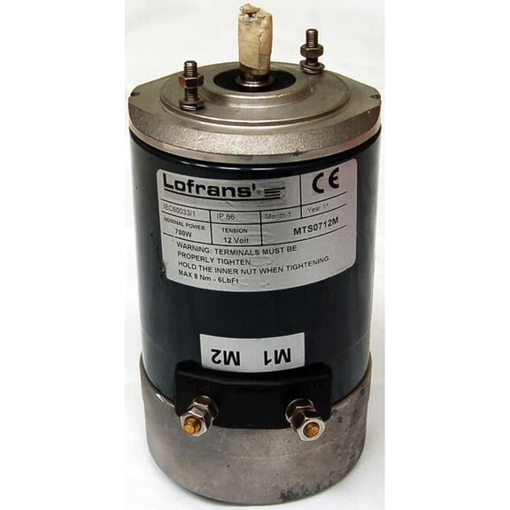 Lofrans Replacement Windlass Motor, 700W, 12V (for Marlin, Dorado, Project 500) image number 0