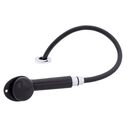 Deck-Mount Sprayer Large Black Sprayer, 6' Black Rubber Hose, Ultra-Low Profile Holder image number 1