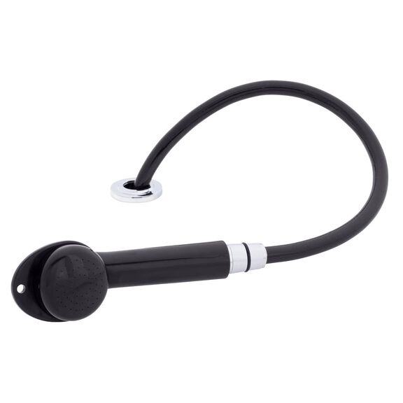Deck-Mount Sprayer Large Black Sprayer, 6' Black Rubber Hose, Ultra-Low Profile Holder image number 1