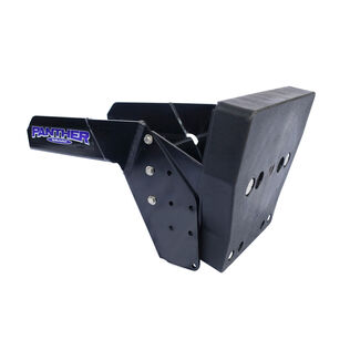 Swim Platform Outboard Motor Bracket, Powder-Coat Aluminum, Max. 20hp, Max. 195lb.