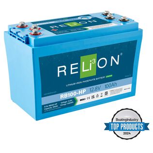 Group 31 RB100-HP Lithium Iron Phosphate Dual Purpose Battery, 12V, 100Ah