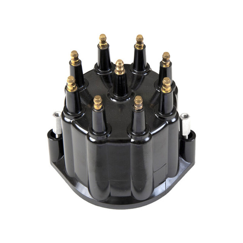 Black Distributor Cap w/ Male Terminals West Marine