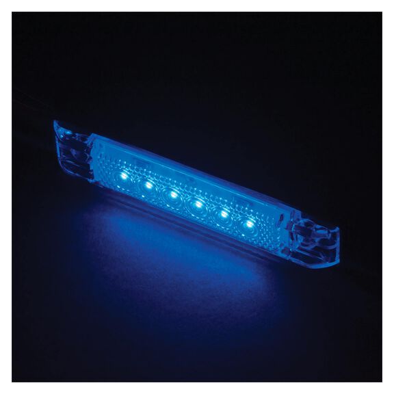 4" LED Utility Strip Light, 12V DC, Blue image number 3