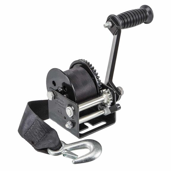 900 lb. Manual Trailer Winch with Strap image number 0