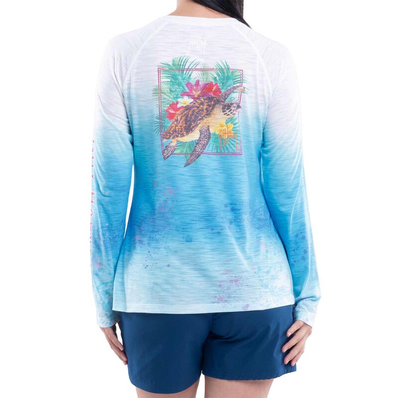 Women's Tropical Turtle Tech Shirt image number 0