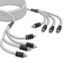 RCA Marine Grade Tinned 100% Copper OFC 4 Channel Cables image number 0