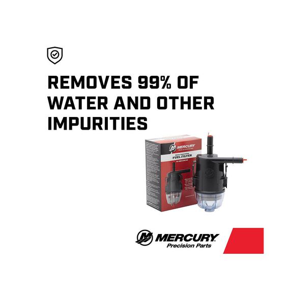 Mercury Boat-Mounted Water Separating Fuel Filter 8M0126144 for Mercury 3.4L V6 and 4.6L V8 Outboards image number 3
