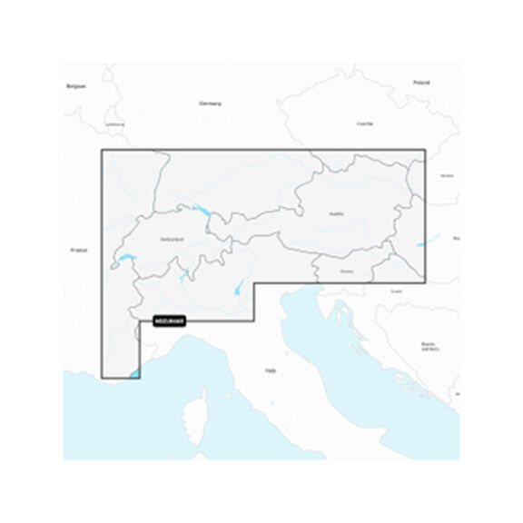 Garmin Navionics+ EU066R Alpine, Lakes and Rivers, Electronic Chart image number 0
