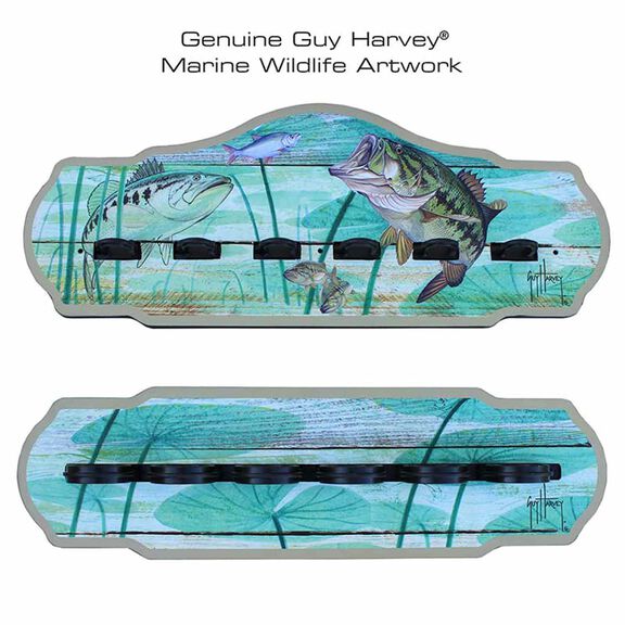 Guy Harvey Bass 6 Rod Wall Rack image number 0