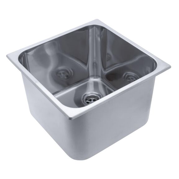 Rectangle Sink Ultra-Mirror Finish, 304 Stainless Steel, 2" Drain, SoundKOTE image number 0