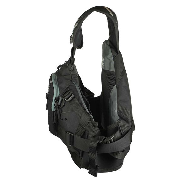Descent Life Jacket, Black/Gold, 2 X-Large image number 3