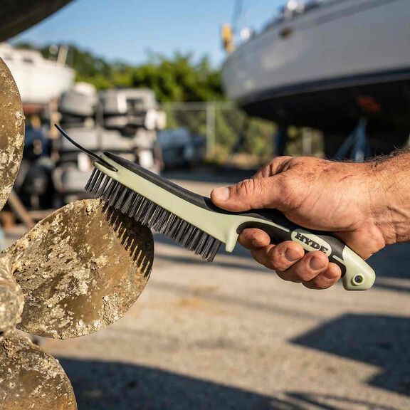 MaxxGrip Pro Wire Brush High Carbon Steel  6'' x 1'' with Scraper image number 3