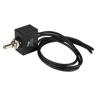 Sealed Toggle Switch, (On)/Off/(On), SPDT